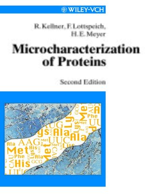 cover image of Microcharacterization of Proteins